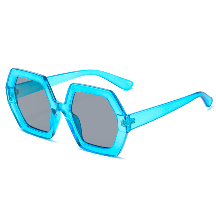 Ladies hexagonal sunglasses with comfortable frame Stornfield