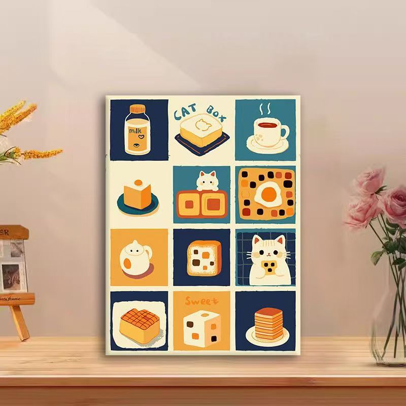 Playful Cat Comic Canvas Art Stornfield