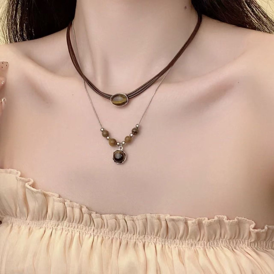 Tiger Eye Pendant Necklace Stornfield