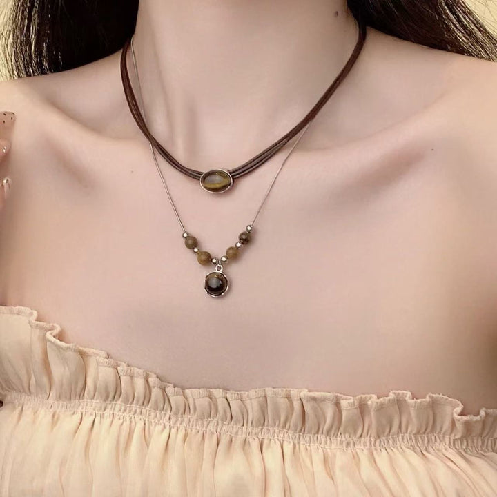 Tiger Eye Pendant Necklace Stornfield