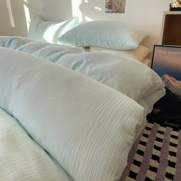 Ultra Soft Textured Duvet Cover Set