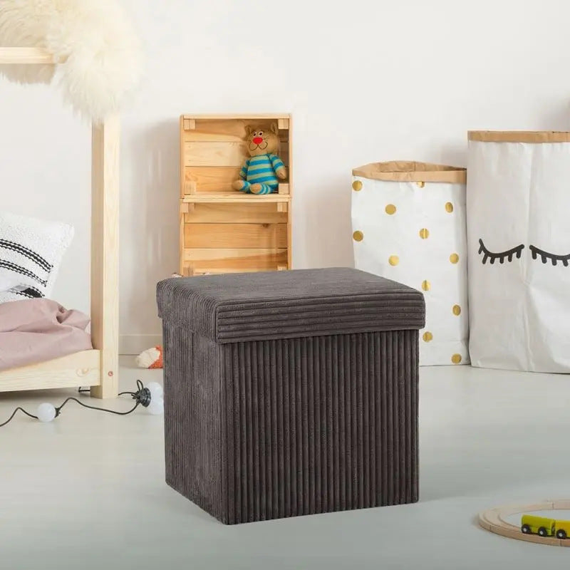 Elegant Upholstered Storage Stool Stornfield