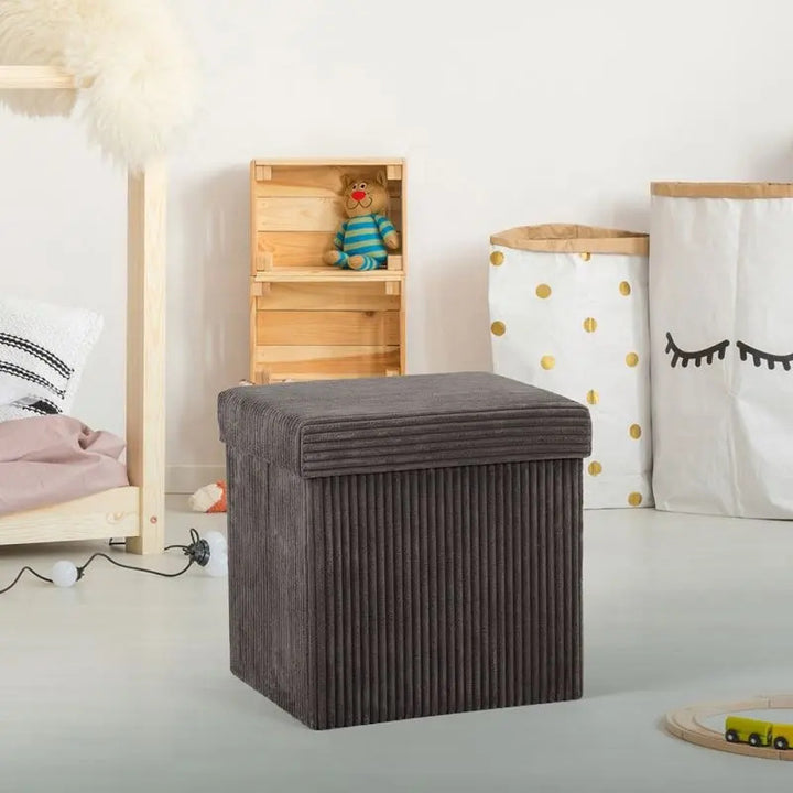 Elegant Upholstered Storage Stool Stornfield