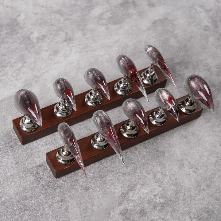 Decorative Stiletto Nail Tips