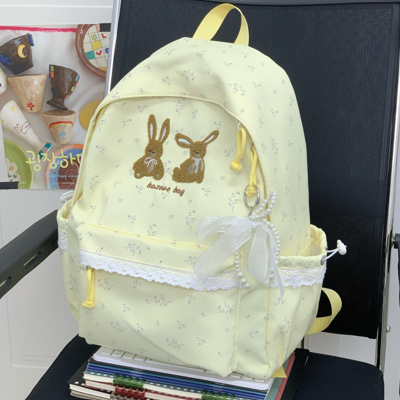 Cute Bunny-Themed Casual Backpack Stornfield