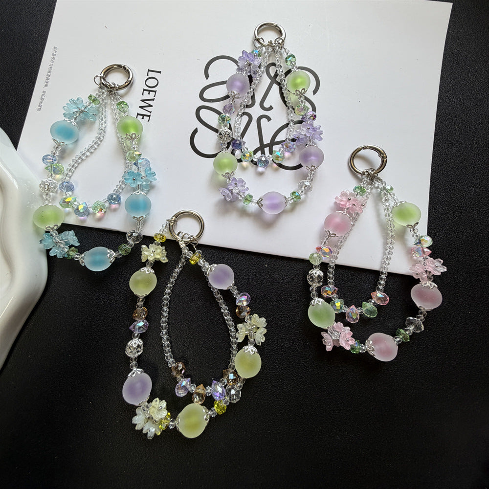 Floral Charm Beaded Keychain Stornfield