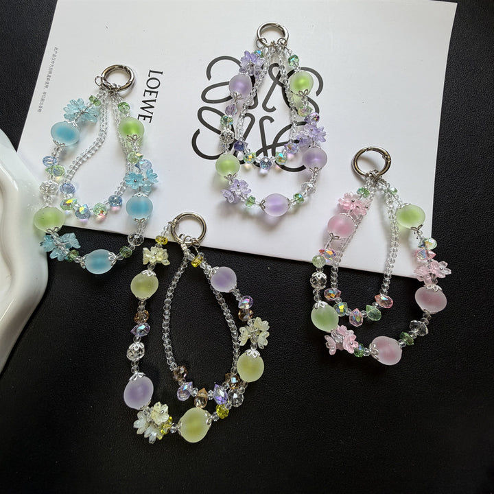 Floral Charm Beaded Keychain Stornfield