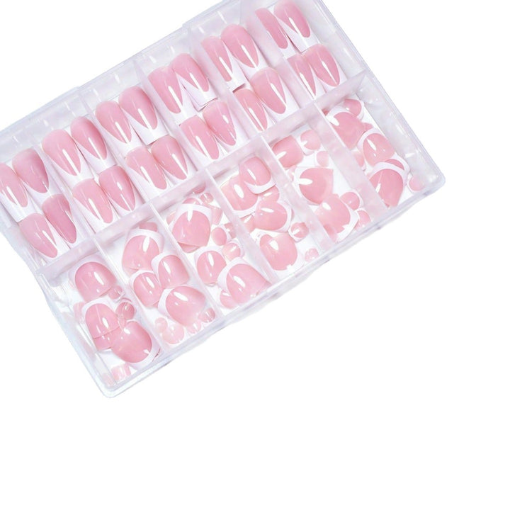 Premium French Tip Press-On Nail Set Stornfield