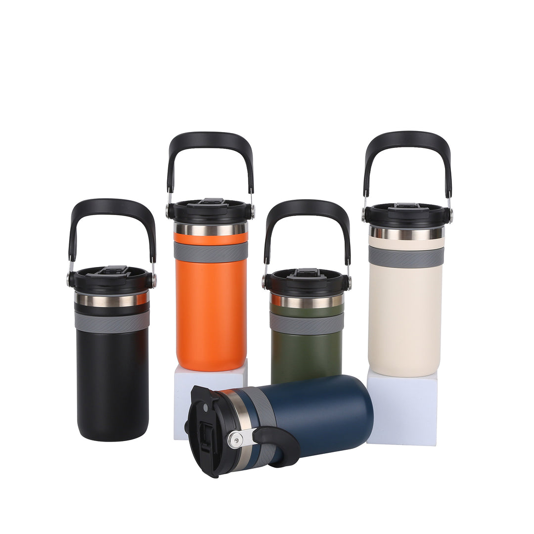 Ladies insulated thermo mug with practical carrying handle Stornfield