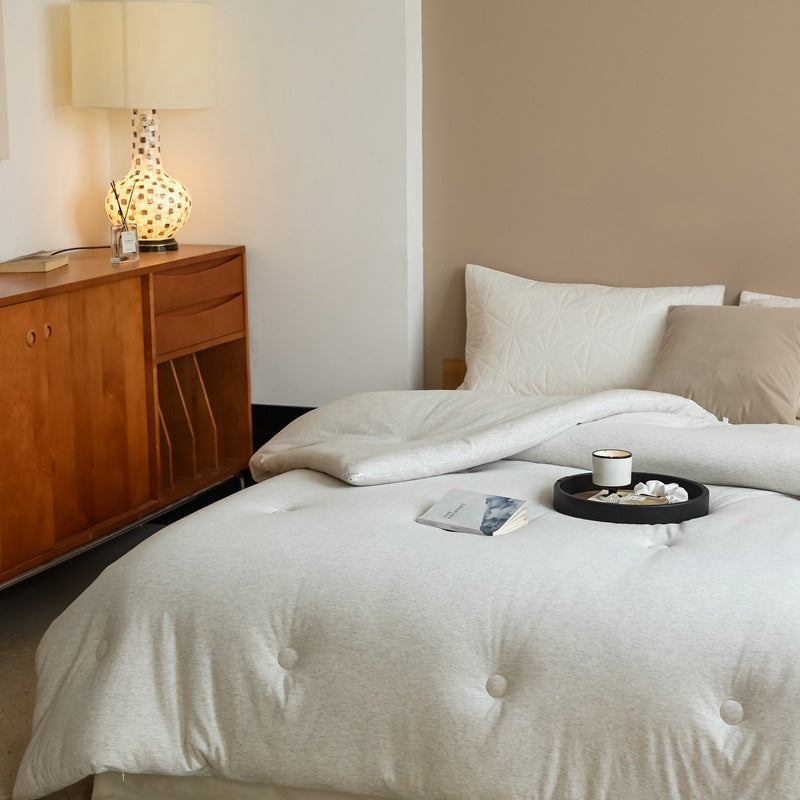 Tufted Lightweight Down-Alternative Reversible Duvet Comforter
