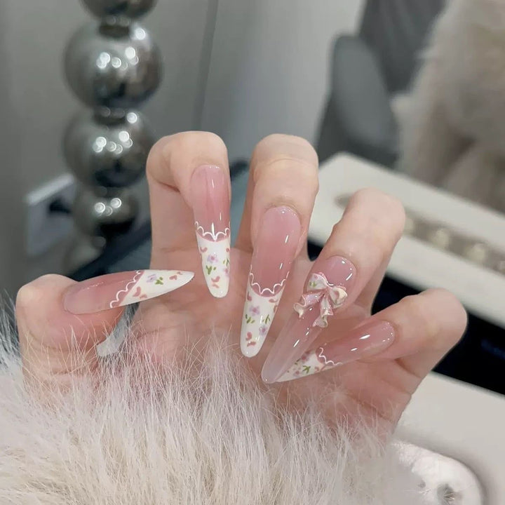 Glossy Ombre Press-On Nails