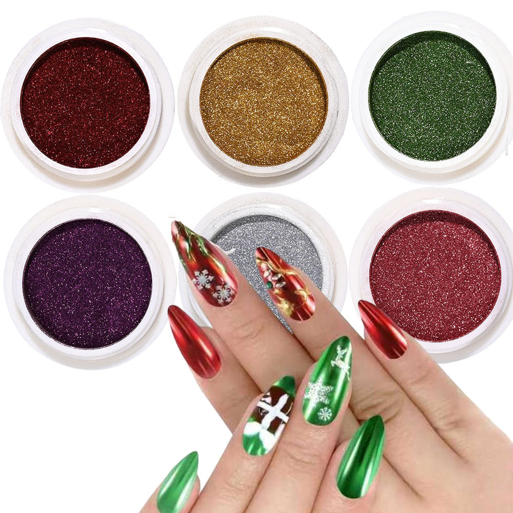 Sparkling Glitter Nail Art Powder Set