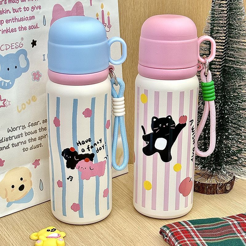 Women's insulated bottle with cheerful polka dot pattern Stornfield