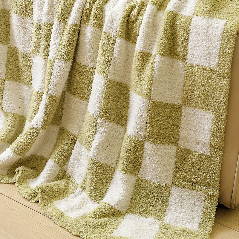 Comforting Checkered Throw Blanket