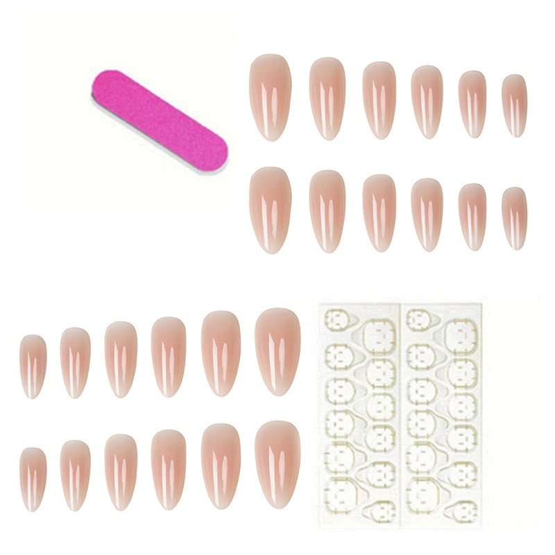 Elegant Press-On Almond Shaped Nail Set