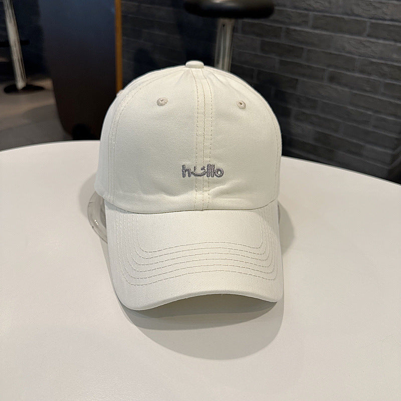 Unisex Casual Cotton Baseball Cap with Embroidered Message Stornfield