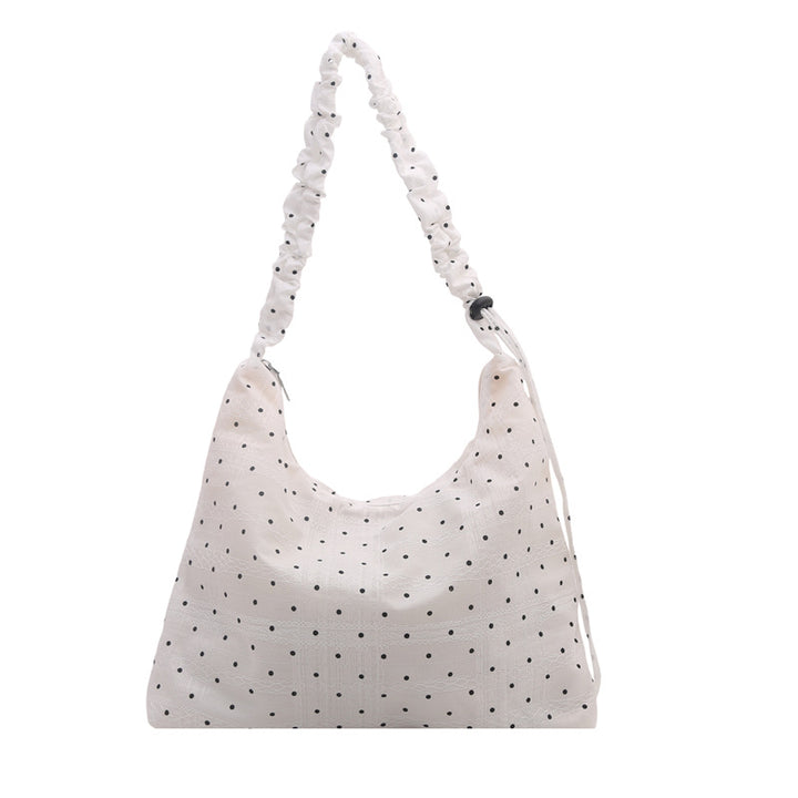 Textured Fabric Shoulder Bag