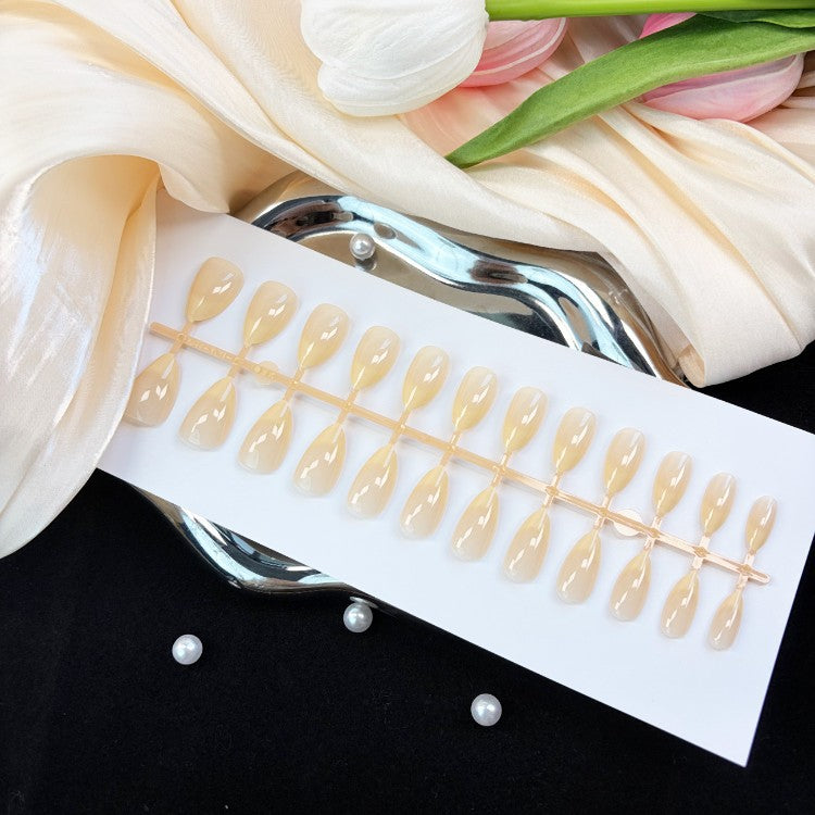 Natural Glossy Press-On Nail Set Stornfield
