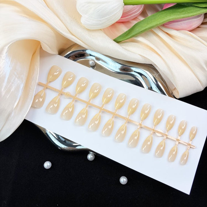 Natural Glossy Press-On Nail Set Stornfield