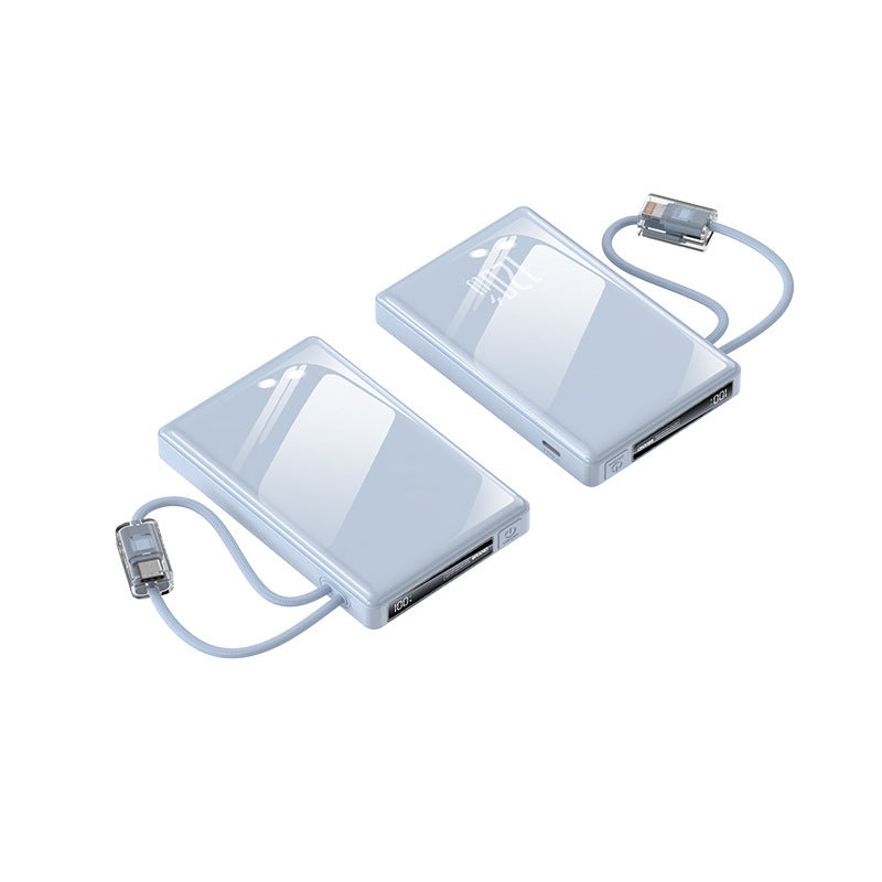 Portable power bank with integrated cables and state-of-the-art fast charging function Stornfield