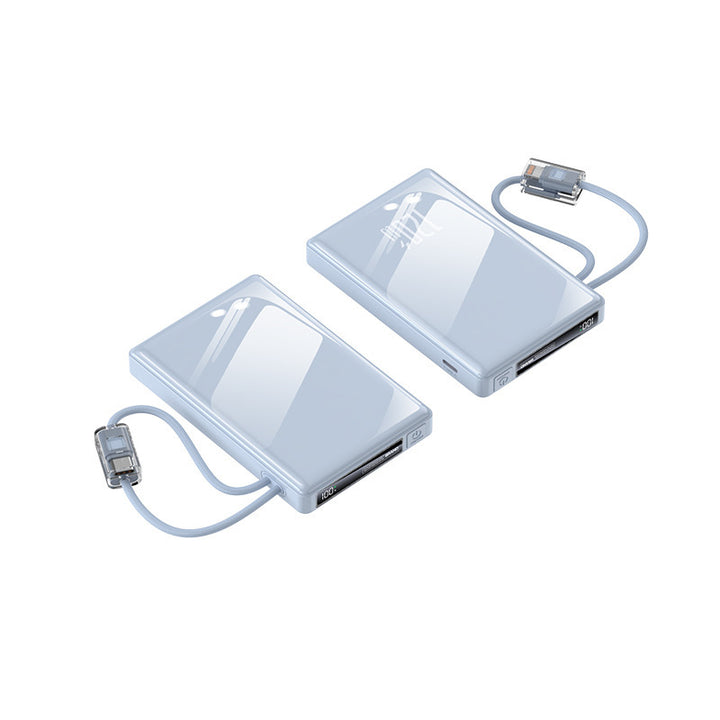 Portable power bank with integrated cables and state-of-the-art fast charging function Stornfield