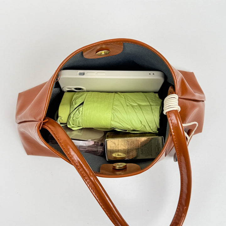 Elegant Structured Handheld Tote