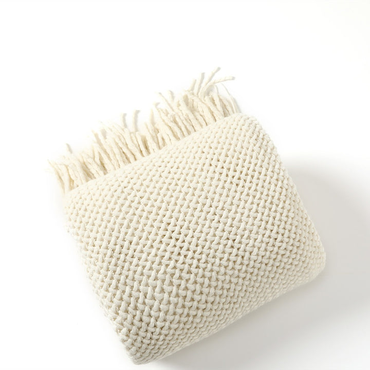 Chunky Knit Throw Blanket
