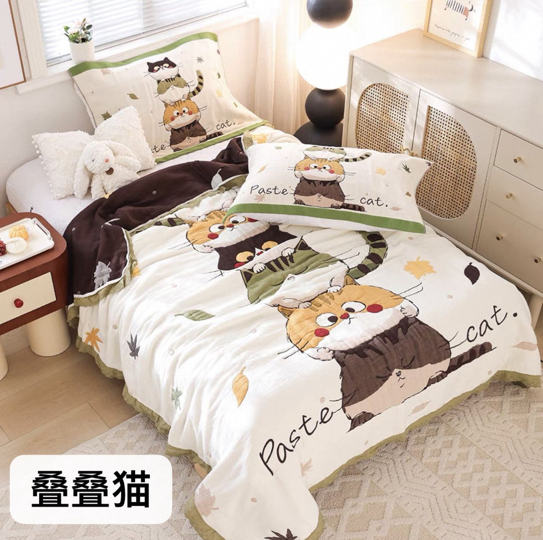 Women's bedspread with cute animal and fairy tale motif Stornfield