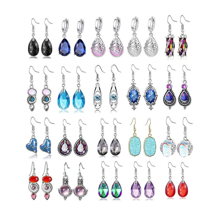 Elegant Vintage-Inspired Crystal Drop Earrings Stornfield