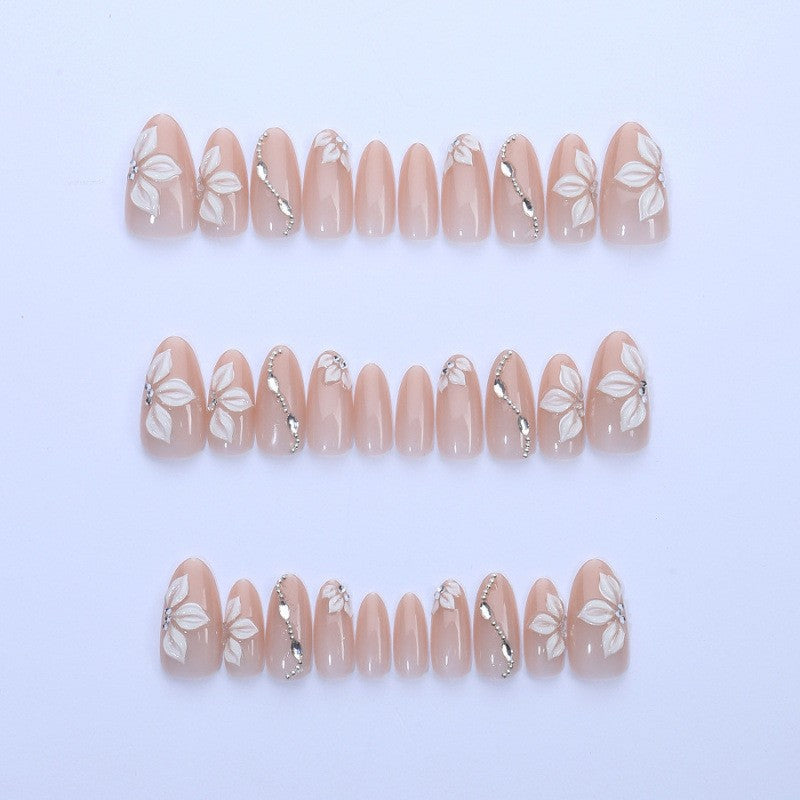 Elegant Floral Nail Art Set Stornfield