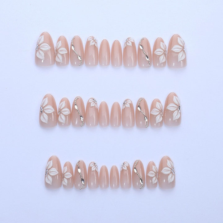 Elegant Floral Nail Art Set Stornfield