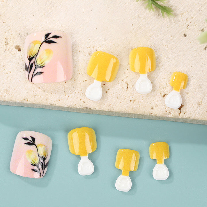 Artificial nails in floral design with accessories Stornfield