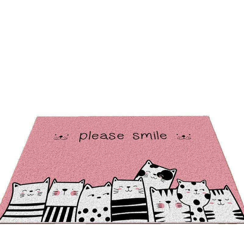 Fun Cat-Themed Indoor Mat Stornfield