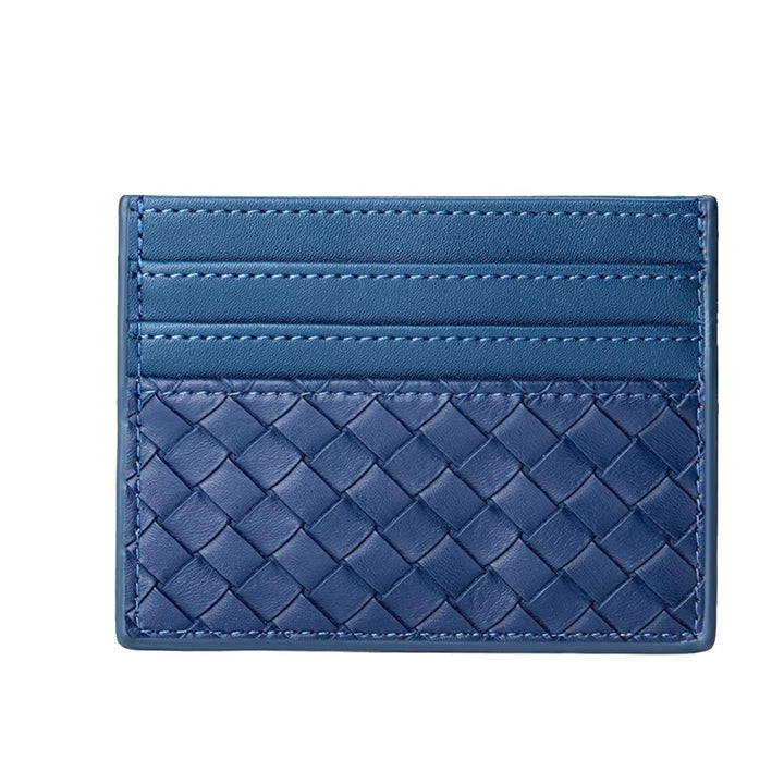 Woven Leather Card Holder Stornfield