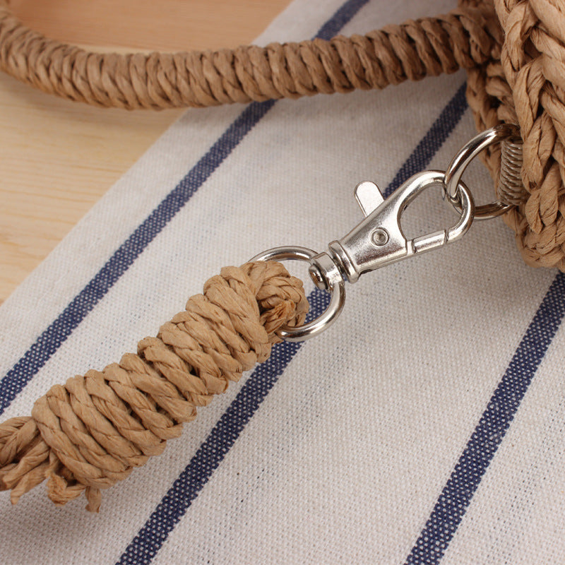 Braided tote bag with playful tassel detail Stornfield