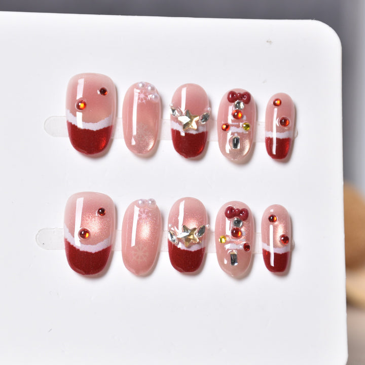 Themed Decorative Press-On Nail Art Stornfield