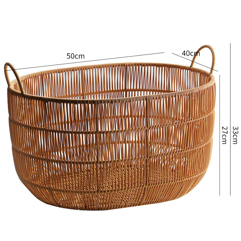 Elegant Handwoven Storage Basket Stornfield