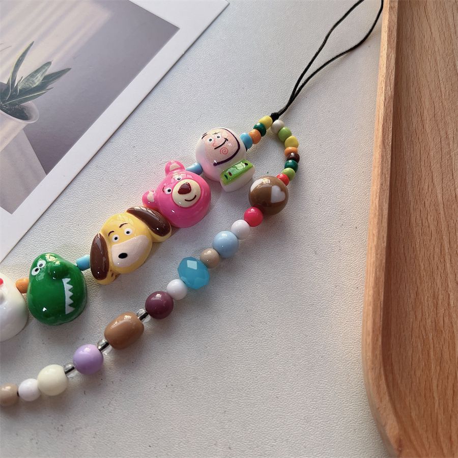 Playful Character Beaded Lanyard Stornfield