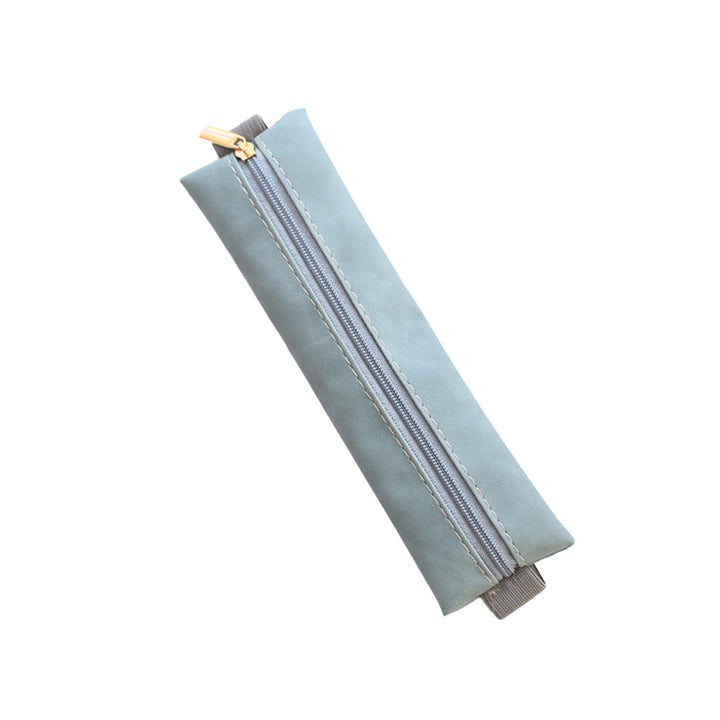 Long Leather Pencil Pouch