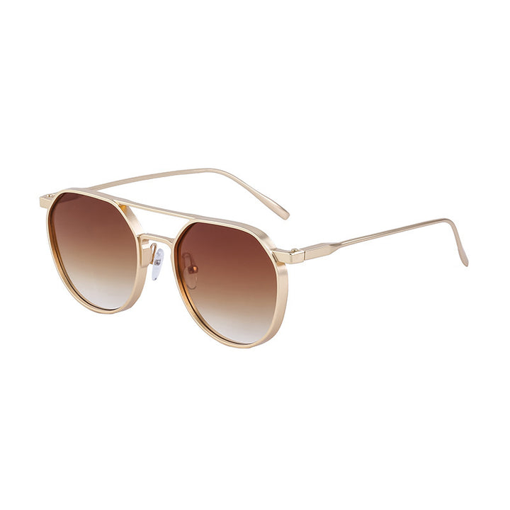 Ladies fashionable sunglasses in stylish round design Stornfield