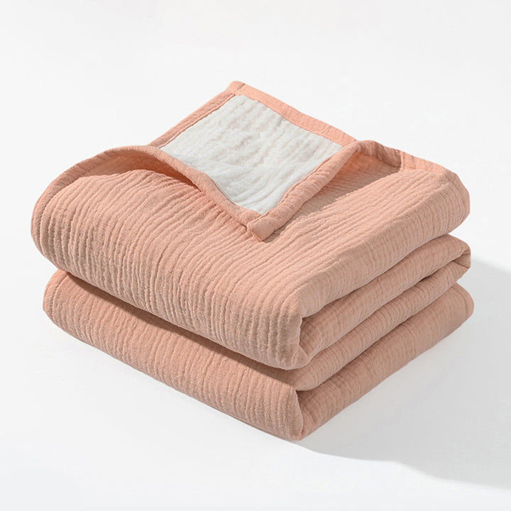 Ultra-Soft Reversible Muslin Throw Blanket Stornfield