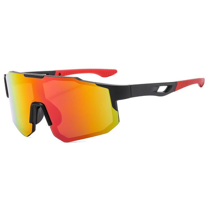 Unisex nan sporty bicycle sunglasses with a one-piece visor, UV protection and non-slip nose pads Stornfield
