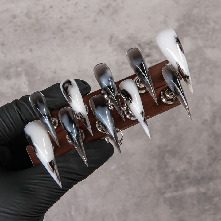 Glossy Stiletto Press-On Nails