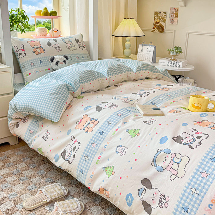 Playful Panda-Themed Bedding Set
