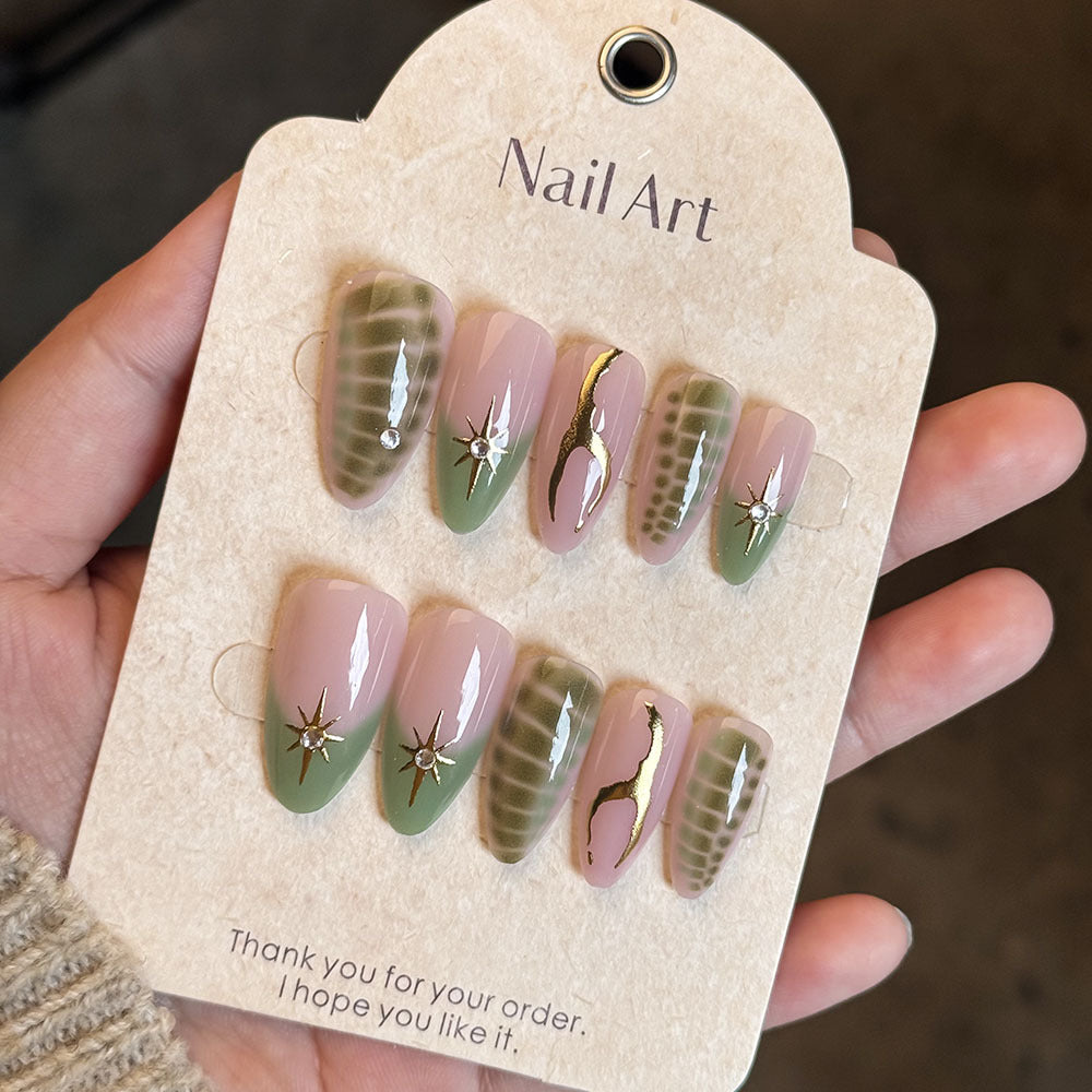 Elegant Press-On Nail Collection Stornfield