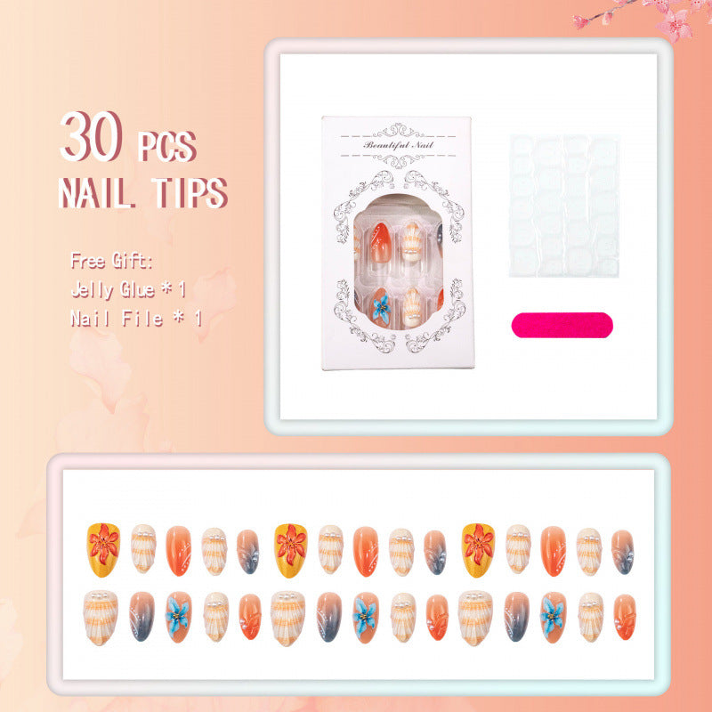 Artistic Themed Press-On Nail Set