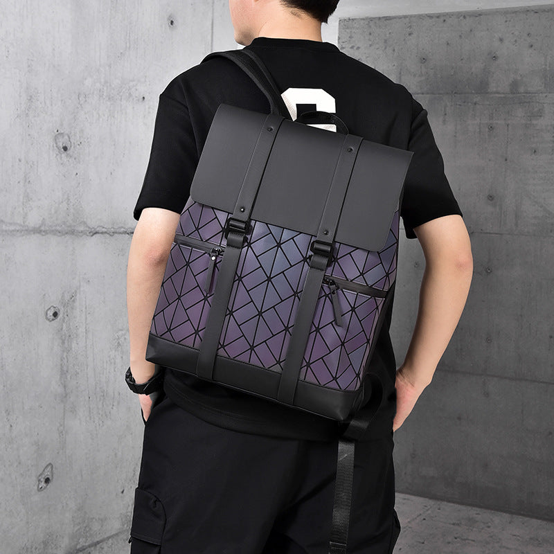 Stylish Geometric Patterned Backpack Stornfield