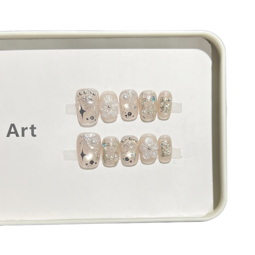 Decorative Acrylic Press-On Nail Art Set Stornfield