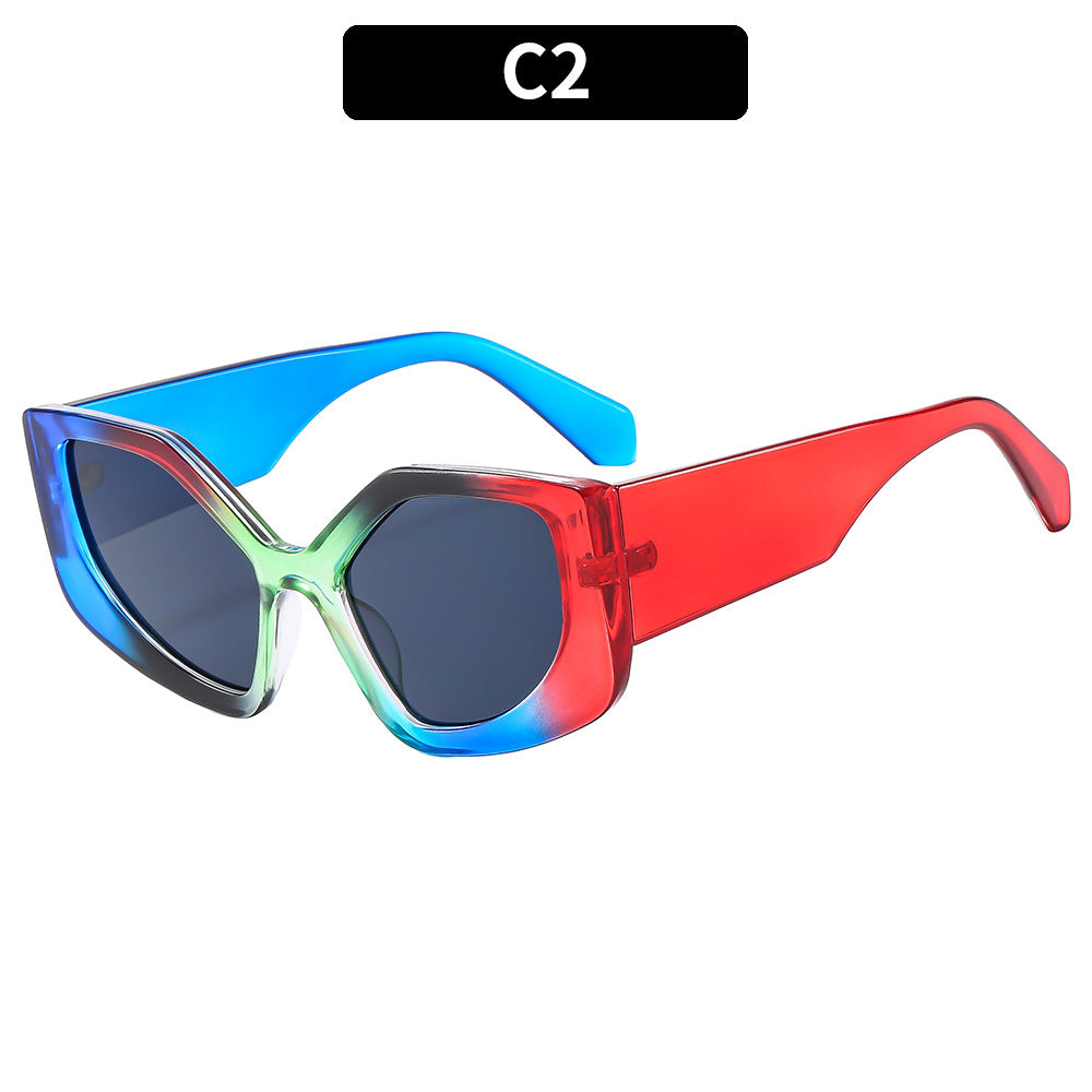 Modern Geometric Fashion Sunglasses