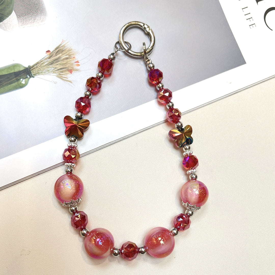 Decorative Beaded Charm Keychain Stornfield 1790135737